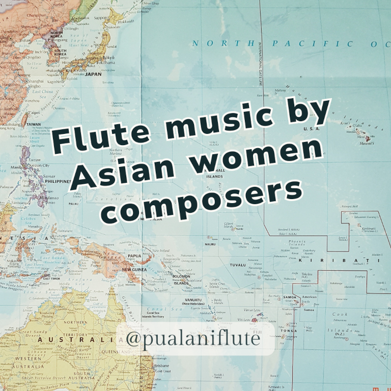 Contemporary Flute Music by Asian Women Composers